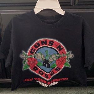 Guns N Roses crop top